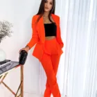 KOMPLET DAMSKI MARYNARKA SPODNIE POLLY