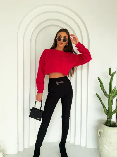 BLUZA DAMSKA LA PERLA BUBBLE Malina