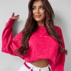 Bluza damska LIBRA O LA VOGA neon róż