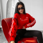 Bluza damska BRAINY O LA VOGA czerwona